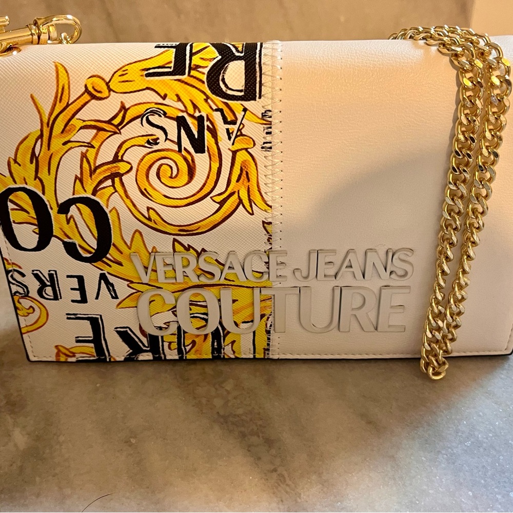 VERSACE COUTURE CROSSBODY CHAIN BAG
